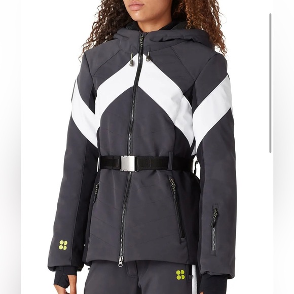 Sweaty Betty Method Ski Jacket S – Slate Grey Colorblock - Picture 2 of 8